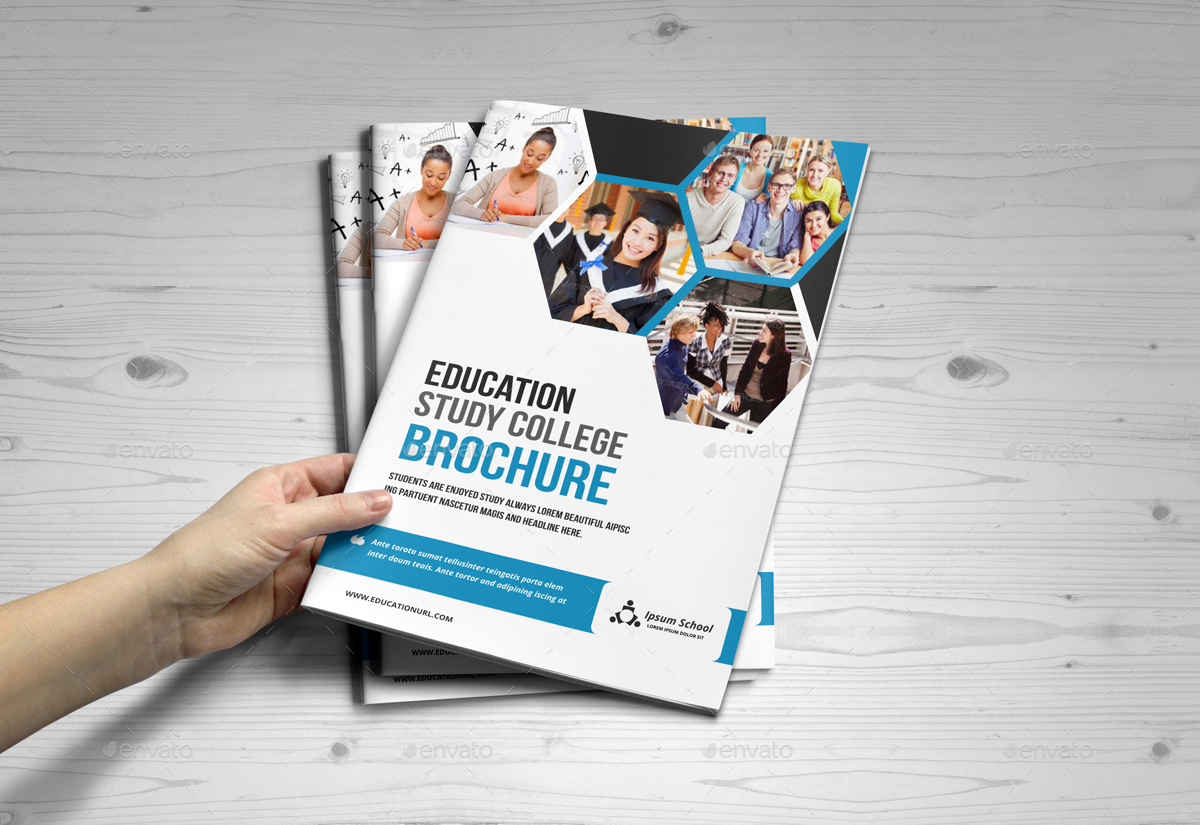 Education Admission College Brochure Design V3, Print Templates ...